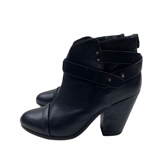 Rag & Bone Harrow Ankle Bootie Black 38 - Picture 2 of 7